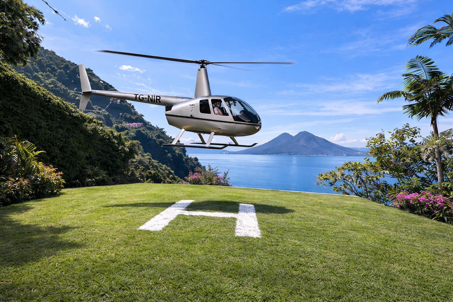 Helicopter Arrival